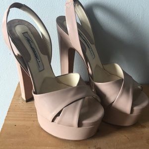 Brian Atwood Cross platform slingback